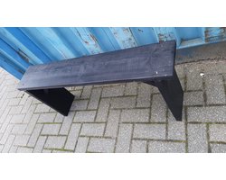 Tuinbank - douglas houten - Bijzet bankje - Zwart - 100CM