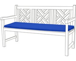 Tuinbank Kussen - Patio Meubilair Buiten 3-Zitter BankKussen voor Tuin - Tuinkussen voor Tuinbank - Zachte en Lichtgewicht Waterbestendig Materiaal