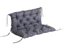 Tuinbank kussen - Tuinbank - Palletkussen - Buitenkussen - Kussens - Grijs