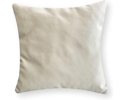 Tuinbank Kussen - Zitkussen Rugkussen - Comfortabel Zitten - Gerecycled Materiaal - 40x40 cm - Beige