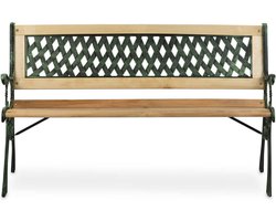 Tuinbank met rugleuning 124 x 74 x 43 cm Sofotel Fusio - bruin