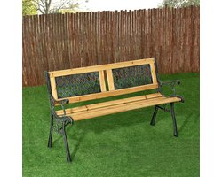 Tuinbank Sanremo ruitmotief - 2 persoons