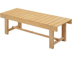 Tuinbank - Tuinbankje - Balkon bankje - 2 Persoons - 1,1m - Dennenhout - Natuur