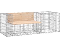 Tuinbank | Tuinbankje | Buitenbank | Tuinstoel met schanskorf massief grenenhout