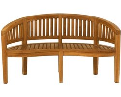 Tuinbank - Tuinbankje van Teakhout - Tuinbank Hout - Tuinbankjes Weerbestendig - Teak - 150 cm