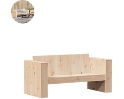 Tuinbank – Tuinbankjes weerbestendig - Tuinbanken - Loungebank - Balkon Set - Buitenbank - 2 personen - Grenenhout