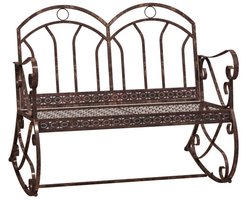Tuinbank - Vintage Garden - Metaal - Brons-Rood