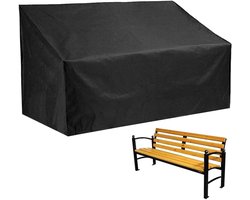 Tuinbankhoes - Bank Beschermhoes - Meubels Beschermen - Waterdicht UV-bestendig - 134x66x89cm - Zwart