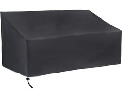 Tuinbankhoes - Bankhoes Buiten - Meubels Beschermen - Waterdicht Oxford Materiaal - 163 x 66 x 89 cm - Zwart