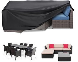 Tuinbankhoes - Waterdicht - 210D beschermhoes - 150X90X71cm - Beschermhoes voor 2-zits Tuinbank - Tuinmeubelhoes - Beschermhoes voor loungebank - Bescherm je Tuinbank tegen UV-straling