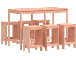 Tuinbarset – Buitenbarset – Bartafelset – Barmeubel – Douglas Vurenhout – Massief Hout – Compact Design – Weerbestendig