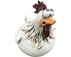 Tuinbeeld - Tuindecoratie - Haan tuindecoratie ornamenten - 13 × 14 CM - Tuin decoratie voor buiten - Decoratief - Statue de jardin