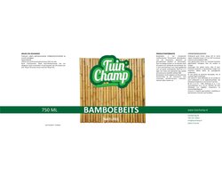 TuinChamp Bamboebeits Naturel