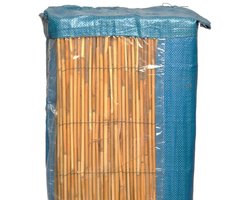 TuinChamp Rietmat 5-8 mm 180 x 600 cm - Balkonscherm riet - Tuinafscheiding natuurlijk hout - Rietmat op rol - Natuurlijke uitstraling