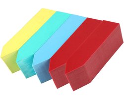 Tuinetiketten 500 Stuks - Plantenmarkers Set - Planten Identificeren - Weerbestendig PVC - 5 Kleuren - Multicolor
