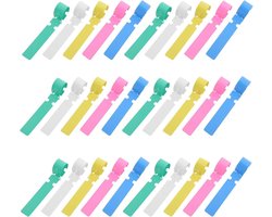 Tuinetiketten PVC - Plantenlabels Herbruikbaar - Planten Identificeren - Verstelbaar Wikkelmodel - 500 Stuks - Multicolor
