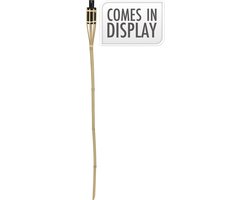 Tuinfakkel bamboe 120cm naturel