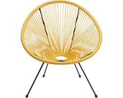 Tuinfauteuil Acapulco geel Kare Design