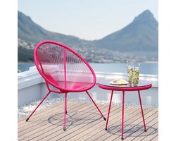 Tuinfauteuil Acapulco Mono roze Kare Design
