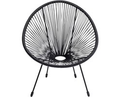 Tuinfauteuil Acapulco Mono zwart Kare Design