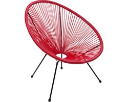 Tuinfauteuil Acapulco rood Kare Design