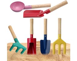 Tuingereedschap voor kinderen, draagbare pedagogische speelset voor buiten, tuinset voor jongens en meisjes, graven, planten, gazon, binnenplaats, , zandbak, leren
