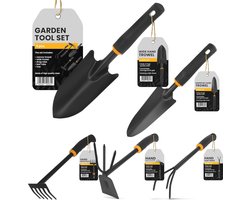 Tuingereedschapsset 5-Delig - Handtools voor Tuin en Balkon | Ergonomisch Tuingereedschap