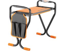 Tuinhark - FUXTEC FX-KB1 - zwart oranje, 100 kg, met opbergruimte