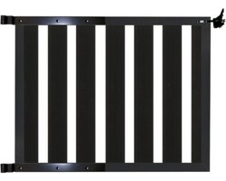 Tuinhek poort composiet Design antraciet met antraciet frame incl. hang- en sluitwerk (100 x 80 cm)