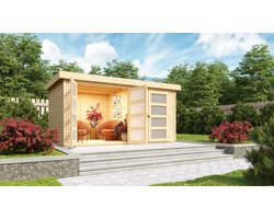 Tuinhuis Mühlentrup 2 Scandinavisch Vuren 428 x 310 cm