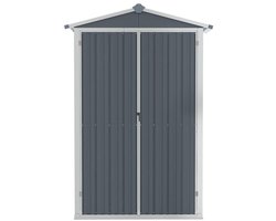Tuinhuisje – Gereedschapsschuur – Tuinschuur – Tuinberging – Tuinkast – Gegalvaniseerd Staal – Compact 116x45x175 cm – Weerbestendig & Mobiel