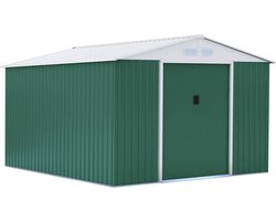 Tuinhuisje metaal "Rosas" - 10,85 m² - Groen