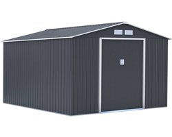 Tuinhuisje metaal "Vegas" - 12,98 m² - Grijs