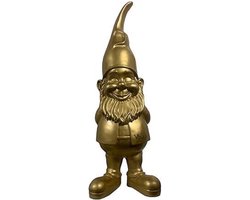 Tuinkabouter 1 Meter - Kabouter Tuin - Cadeau - Goud - 100 cm