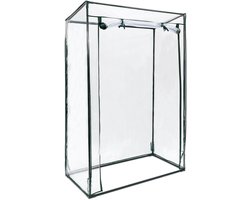 tuinkas tomaten - 150 x 100 x 50 cm - kweekkas - pvc folie - transparant