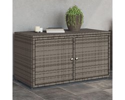 Tuinkast, gereedschapskast en bijzetkast voor buiten - Grijs - 110 x 55 x 60,5 cm