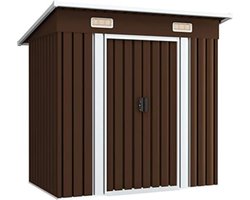 Tuinkast Hout - Tuinkast Hout Berging -Tuinberging Hout - Tuinkasten Voor Buiten - Bruin