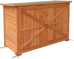 Tuinkast Hout - Tuinkist - Tuinkasten voor Buiten - Tuinberging - 130x60x90cm