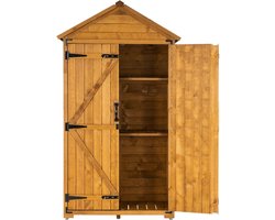 Tuinkast Hout - Tuinkist - Tuinkasten voor Buiten - Tuinberging - Tuinhuisje - 50x90x180cm