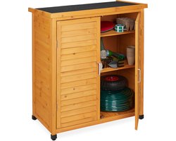 Tuinkast hout - voor buiten - 97 x 86,5 x 47 cm