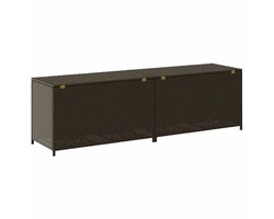 Tuinkist - Opbergbox voor buiten- Tuinbox - Opbergbox met kussen - weerbestendig - Teak