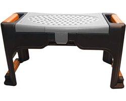 Tuinkruk met Opbergruimte – Knielbank en Zitkruk in Één – Comfortabel EVA Schuim Kussen – Robuust Tuinaccessoire – Max Belastbaarheid 90 kg