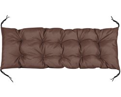 Tuinkussen 120x40 cm waterdicht voor palletbank bruin