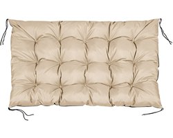 Tuinkussen 120x80 cm voor palletbank waterdicht beige