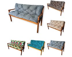 Tuinkussen 4L - Weerbestendig Zitkussen voor Tuin, Balkon en Terras - 150x60x50cm Donkergrijs