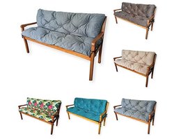 Tuinkussen 4L - Weerbestendig Zitkussen voor Tuin, Balkon en Terras - 150x60x50cm Donkergrijs