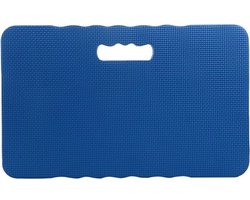 Tuinkussen - Knielkussen tuintafel - Comfortabel klussen - Dik schuim met handvat - 45 x 28 x 4 cm - Blauw