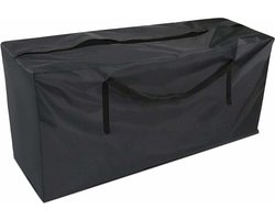 Tuinkussen opbergtas - Kussenhoes waterdicht - Kussens opbergen - Waterbestendig design - 116 x 47 x 51 cm - Zwart