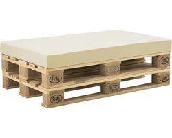 Tuinkussen - palletkussen met afneembare hoes - beige