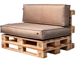 Tuinkussen Set voor Palletmeubelen Cappuccino - Duurzaam en Comfortabel